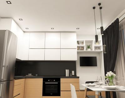 Фото Встраиваемый точечный светильник Denkirs Rodvig DK3071-BK+WH