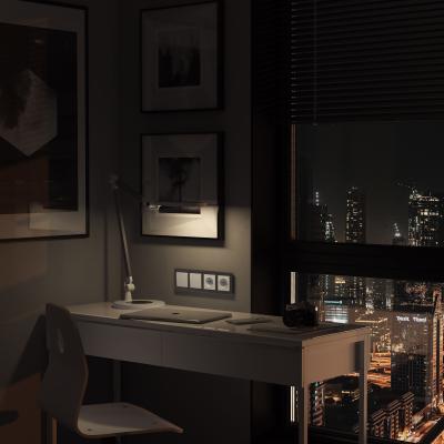 Фото Рамка из акрила на 4 поста Werkel Acrylic W0042704 графит