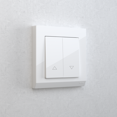 Фото Выключатель жалюзи Werkel W1124501 белый