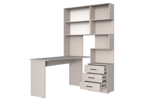 Фото Компьютерный стол Woodville Эльброни левый кашемир