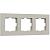 Рамка пластиковая на 3 поста Werkel Slab W0032917 дымчатый софт