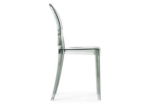 Фото Пластиковый стул Woodville Victoria clear gray
