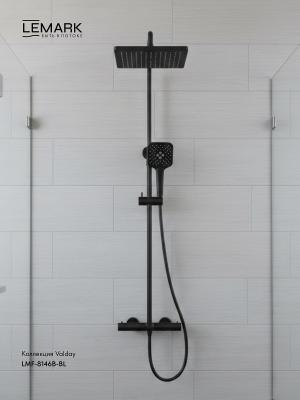 Фото Душевая система с термостатом Lemark Valday LMF-8146B-BL