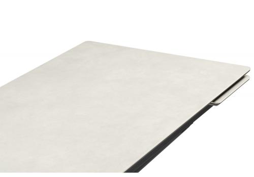 Фото Керамический стол Notta Мэриан 120(180) carmen light grey / черный