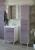 Фото Пенал напольный в ванную Sanflor Экко R сирень
