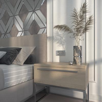 Фото Розетка с заземлением и шторками Werkel Hammer W1271106 серебряный