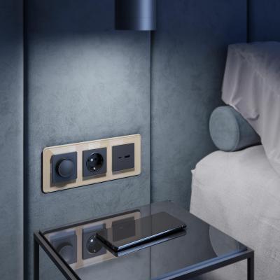 Фото Рамка из стекла на 3 поста Werkel Elite W0032443 айвори