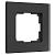Рамка из стекла на 1 пост Werkel Senso W0013108 черный soft-touch