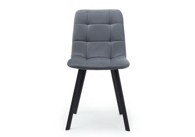 Фото Стул на металлокаркасе Notta Чилли темно-серый / черный