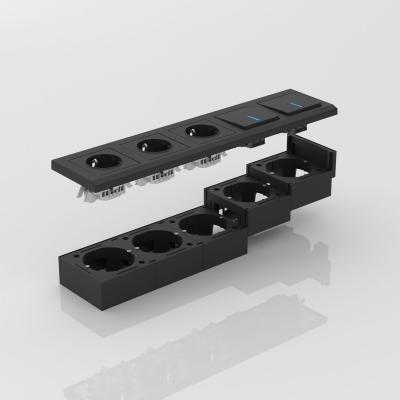 Фото Коробка для накладного монтажа Werkel W8000008 черный