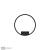 Настенный светильник Maytoni Rim MOD058WL-L25BK в интернет-магазине mehome.ru Фото Настенный светильник Maytoni Rim MOD058WL-L25BK