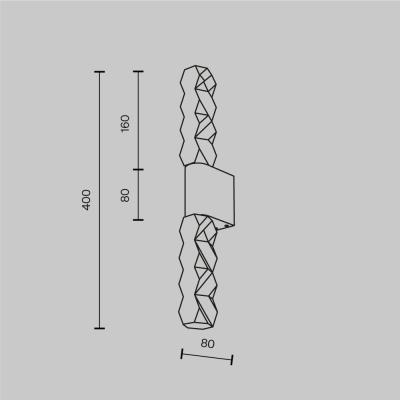 Фото Настенный светильник Maytoni Selemo MOD328WL-L5BS3K