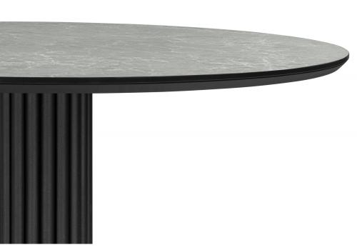 Фото Керамический стол Notta Кэмерон 110 dolmen cris sahara / черный