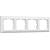 Рамка из пластика на 4 поста Werkel Fiore W0042201 белый
