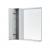 Фото Зеркальный шкаф Aquaton Рене 80 белый, грецкий орех 1A222502NRC80