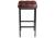 Фото Барный стул Woodville Лофт кожзам мустанг браун / черный матовый