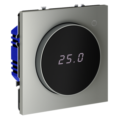 Фото Терморегулятор электронный для теплого пола Voltum S70, сталь, VLS070105