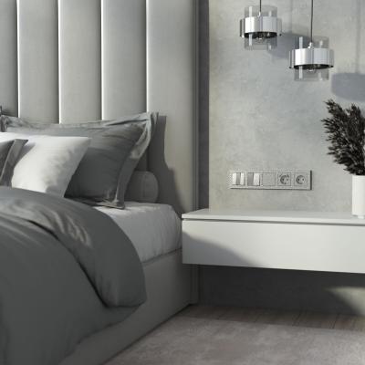 Фото Набор клавиш для выключателя трехклавишного Werkel Hammer W1239006 серебряный