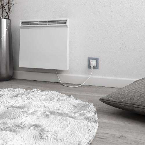 Фото Умная встраиваемая Wi-Fi розетка с защитными шторками Werkel W1171601 белый