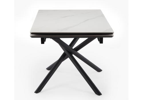 Фото Керамический стол Notta Мэриан 140(200) snow alpin white / черный