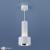 Фото Elektrostandard DLR033 9W 4200K подвесной светодиодный светильник белый/хром