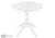 Фото Стол круглый Woodville Вилмар белый глянец