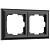 Рамка из пластика на 2 поста Werkel Fiore W0022208 черный