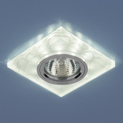 Фото Elektrostandard 8361 встраиваемый точечный светильник белый/серебро