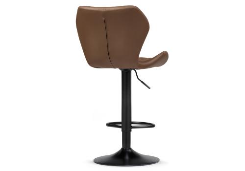 Фото Барный стул Woodville Porch brown / black