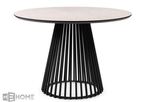 Фото Керамический стол Notta Нэнси 110 avenue grey sahara / черный