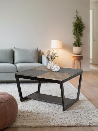 Фото Журнальный стол Мебелик BeautyStyle 32 дуб / бетон