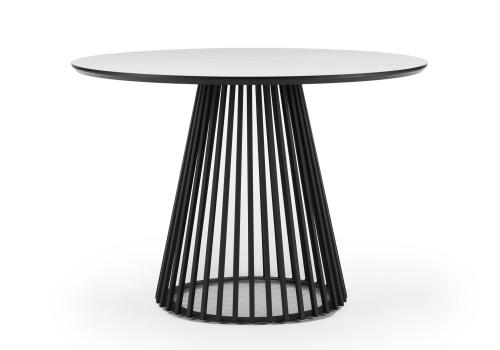 Фото Керамический стол Notta Нэнси 110 patagonoa bianco repose / черный