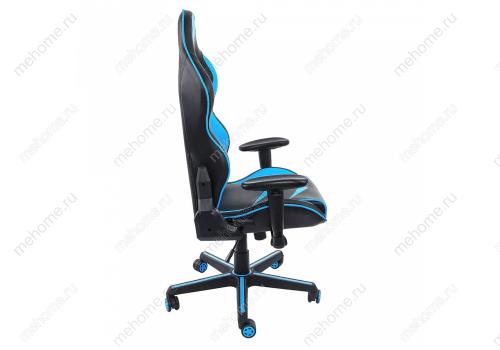 Фото Компьютерное кресло Woodville Racer черное / голубое