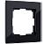 Рамка из стекла на 1 пост Werkel Favorit W0011108 черный