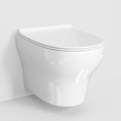 Фото Унитаз подвесной безободковый WasserKraft Berkel H001.E034