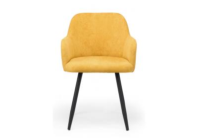 Фото Стул на металлокаркасе Notta Инфини горчичный / черный