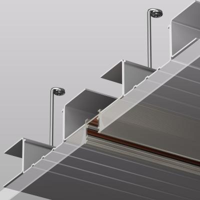 Фото Шинопровод трековый для гипсокартона Denkirs Shine Hide TR5702-DN