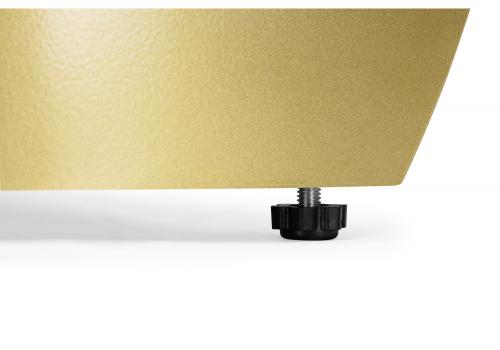 Фото Керамический стол Woodville Готланд 160(220) бежевый / золото