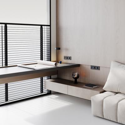 Фото Рамка пластиковая на 3 поста Voltum S70, черный матовый, VLS100308