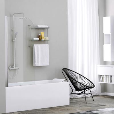 Фото WasserKraft Leine 35P01-80 стеклянная шторка для душа распашная