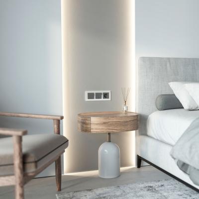 Фото Рамка из стекла на 3 поста Werkel Favorit W0031101 белый