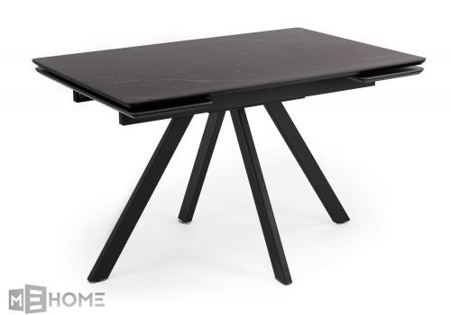 Фото Керамический стол Notta Вилли 120(180) shakespeare black / черный