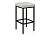 Барный стул Woodville Лофт кожзам серый мрамор / черный матовый