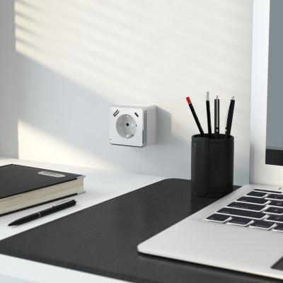 Фото Розетка с заземлением, шторками и USB тип A+C Werkel Gallant W5071701 белый