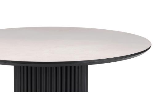 Фото Керамический стол Notta Барел 110 krater perla repose / черный