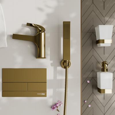 Фото WasserKraft Sauer 7101 смеситель для ванны с коротким изливом