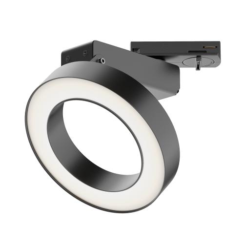 Фото Трековый светильник однофазный Maytoni Rim TR044-1-12W4K-B