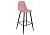Барный стул Woodville Lada розовый