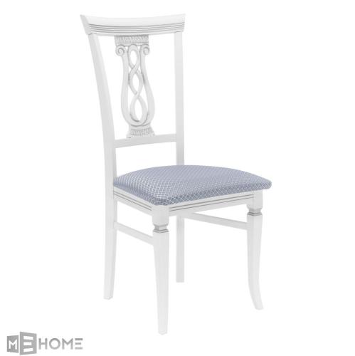 Фото Стул Leset Юта белый патина серебро