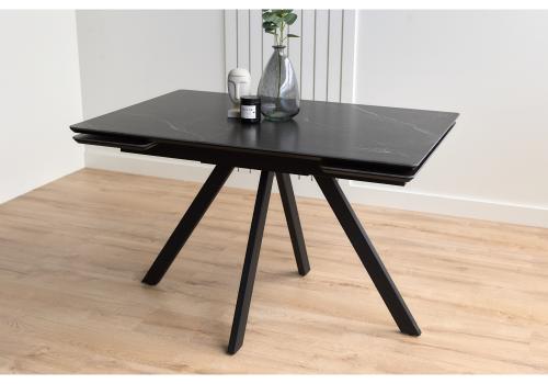 Фото Керамический стол Notta Вилли 120(180) shakespeare black / черный